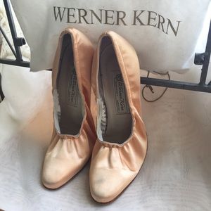 Werner Kern Satin Ballroom Dance Shoe size 8.5
